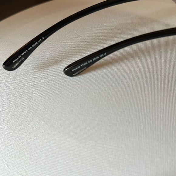 Tom ford Anouk 02 Sunglasses 60-16 Black Silver with Blue Gradient UV Fade NWT - Picture 15 of 17